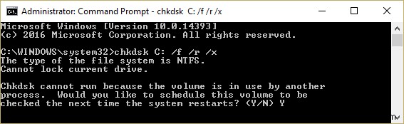chkdsk를 사용하여 디스크에 오류가 있는지 확인하는 방법 