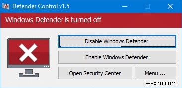 Windows 10에서 Windows Defender를 영구적으로 비활성화 