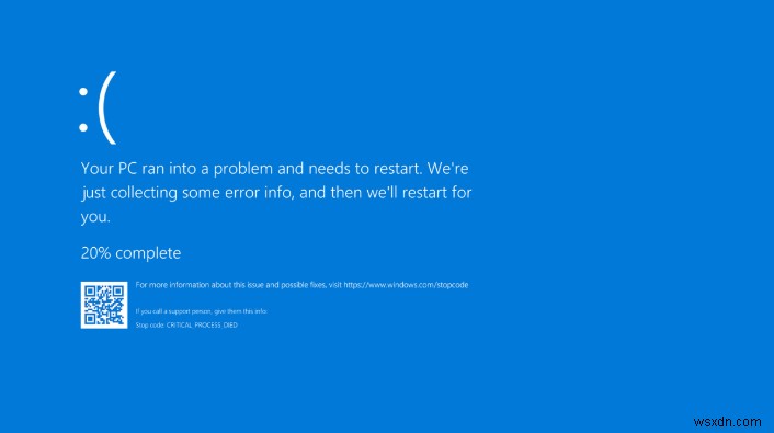 Windows 10에서 Blue Screen of Death 오류 수정