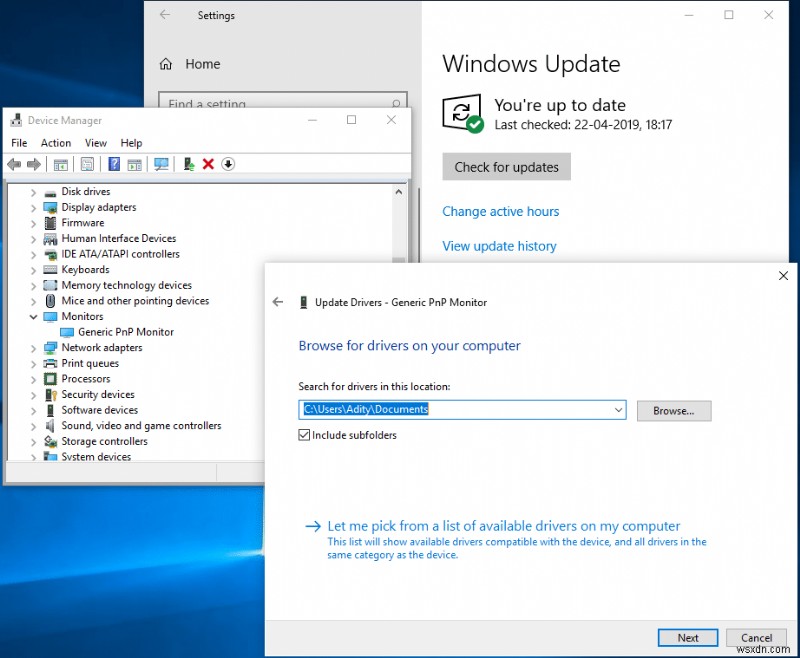 Windows 10에서 장치 드라이버를 업데이트하는 방법