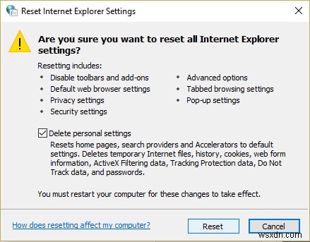 Internet Explorer가 작동하지 않는 문제 수정 