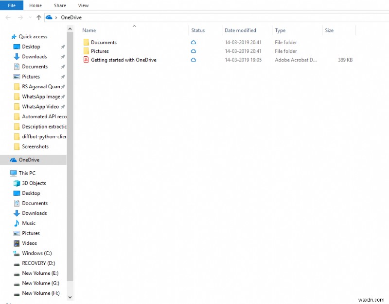 OneDrive 사용 방법:Microsoft OneDrive 시작하기