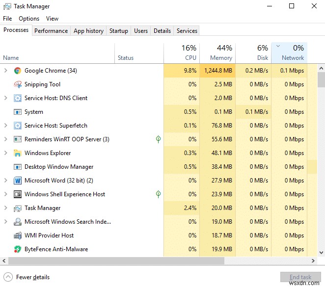 Windows 10에서 인터넷 연결 문제 해결 