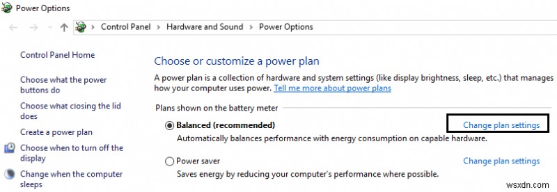 Windows 10에서 USB 선택적 일시 중단 설정 비활성화 