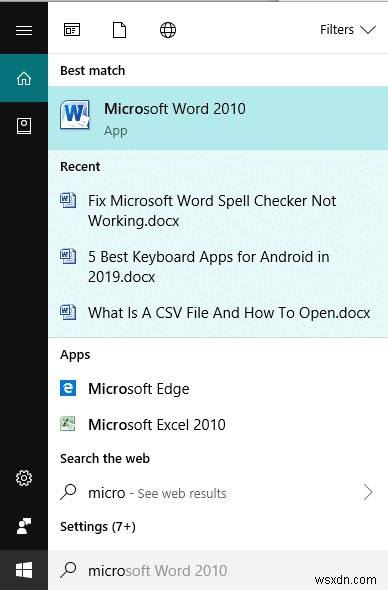 Microsoft Word에서 맞춤법 검사가 작동하지 않는 문제 수정 