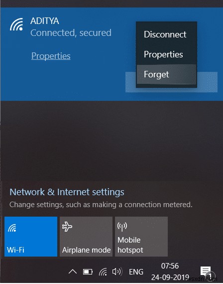 Windows 10에서 Wi-Fi 네트워크를 잊어버리는 3가지 방법 