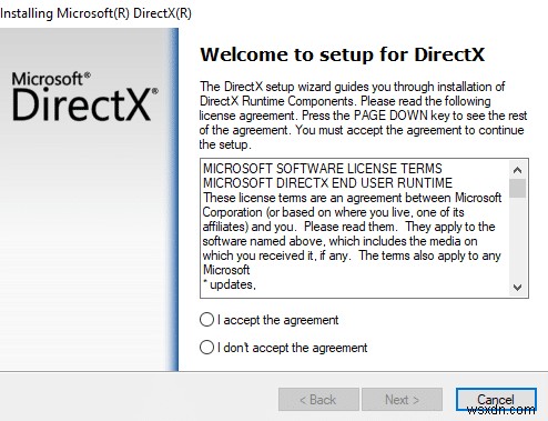 Windows 10에서 DirectX 다운로드 및 설치