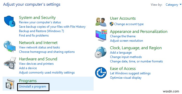 Windows 10에서 제거되지 않는 프로그램 강제 제거 