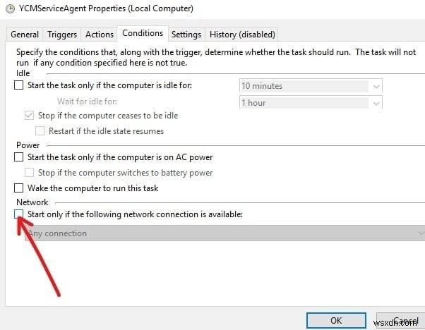 Windows 10에서 실행되지 않는 작업 스케줄러 수정 