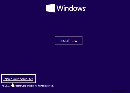 재부팅 루프에서 멈춘 Windows 10 수정 