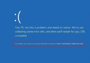 Windows 10에서 잘못된 하드웨어 손상 페이지 오류 수정 