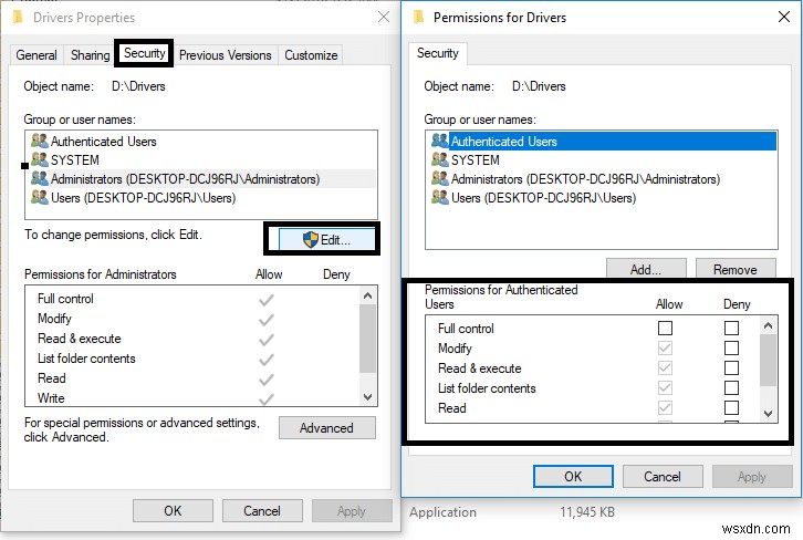Windows 10에서 파일 또는 폴더를 복사할 때 지정되지 않은 오류 수정 