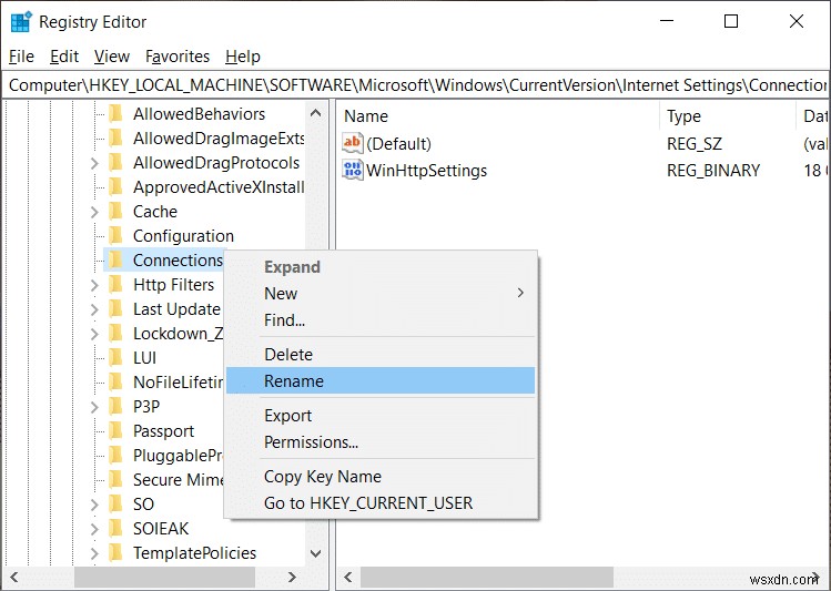 Windows 10에서 INET_E_RESOURCE_NOT_FOUND 오류 수정 