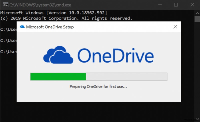 Windows 10에서 OneDrive를 설치 또는 제거하는 방법