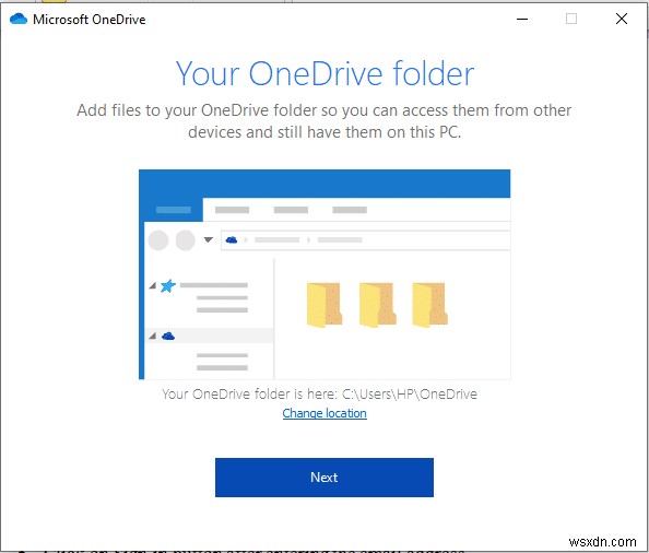 Windows 10에서 OneDrive 동기화 문제 수정