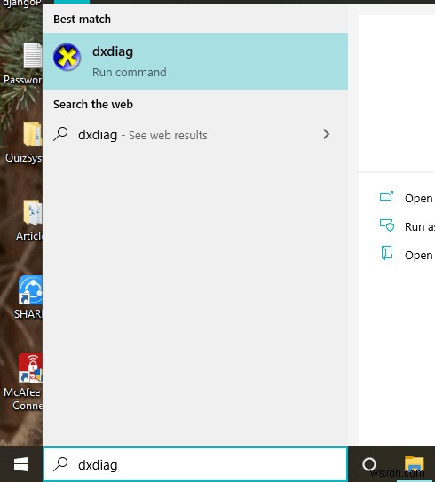 Windows 10에서 DirectX 진단 도구를 사용하는 방법