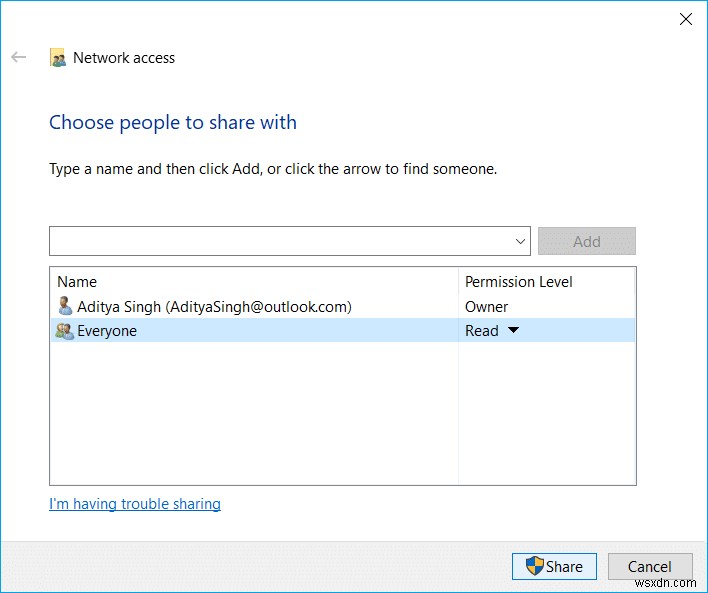 Windows 10에서 네트워크 파일 공유를 설정하는 방법 