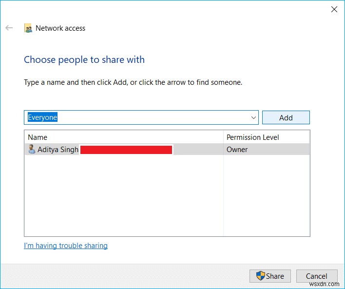 Windows 10에서 네트워크 파일 공유를 설정하는 방법 