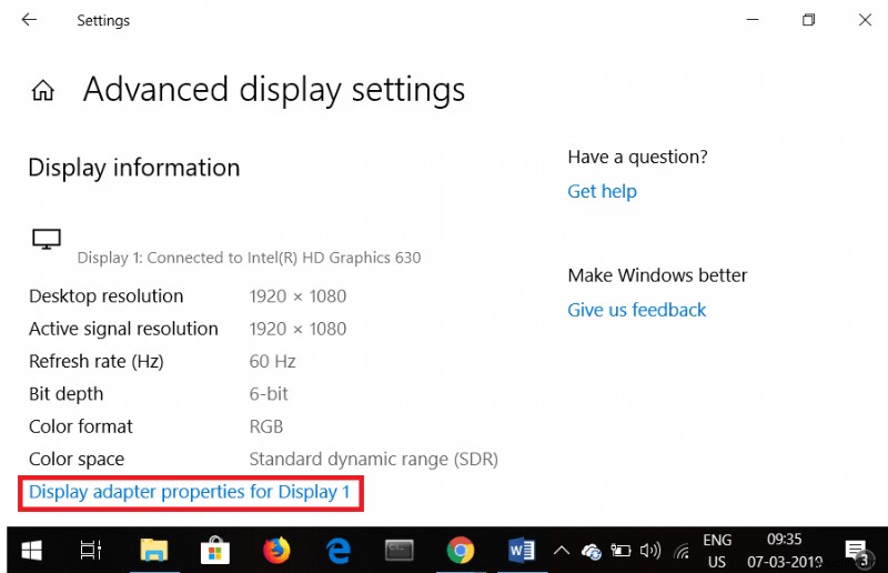 Windows 10에서 감지되지 않는 두 번째 모니터 수정 