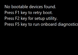 Windows 10에서 부팅 가능한 장치 없음 오류 수정 