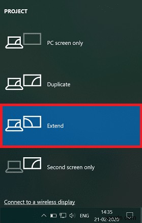 Windows 10에서 감지되지 않는 두 번째 모니터 수정 