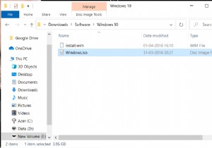Windows 10에서 ISO 파일을 마운트하거나 마운트 해제하는 3가지 방법