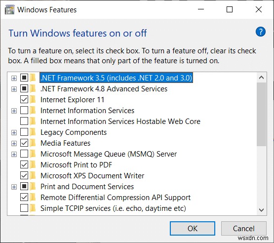 Microsoft .NET Framework 3.5를 설치하는 방법 