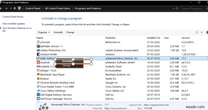 AMD 오류 수정 Windows에서 Bin64를 찾을 수 없음 –Installmanagerapp.exe 