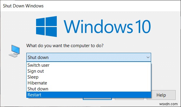 Windows 10 컴퓨터를 재부팅하거나 다시 시작하는 6가지 방법