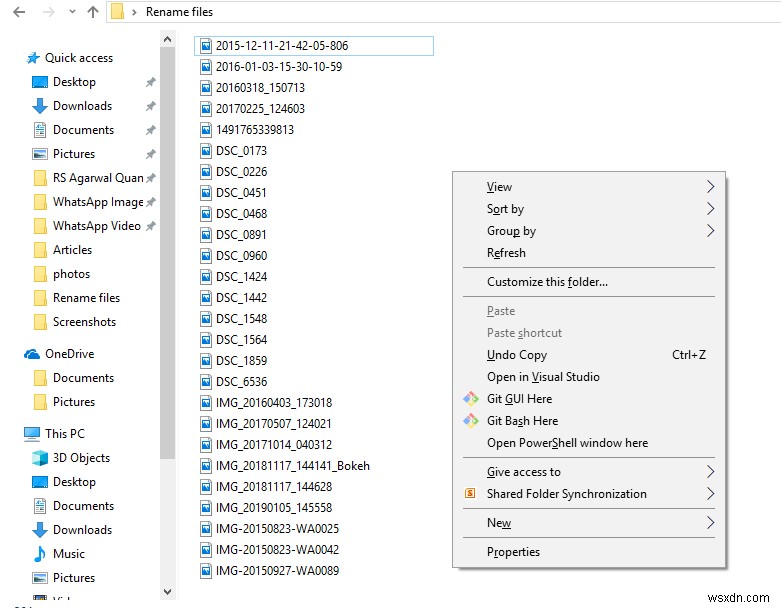 Windows 10에서 여러 파일의 이름을 대량으로 바꾸는 방법