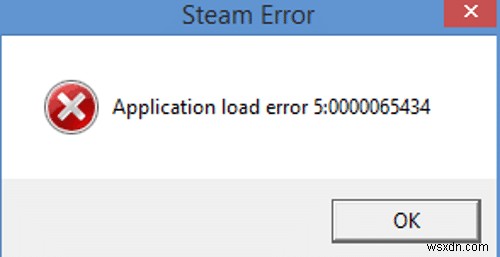 응용 프로그램 로드 오류 5:0000065434를 수정하는 방법 