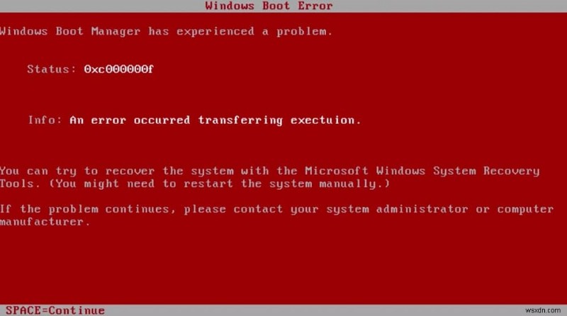 Windows 10에서 RSOD(Red Screen of Death Error) 수정