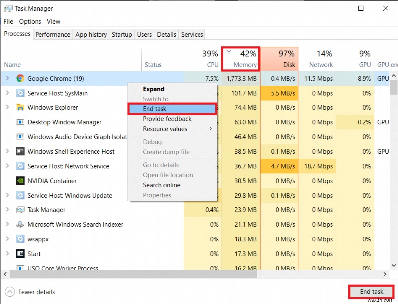 Windows 10 컴퓨터에서 RAM을 확보하는 방법은 무엇입니까?