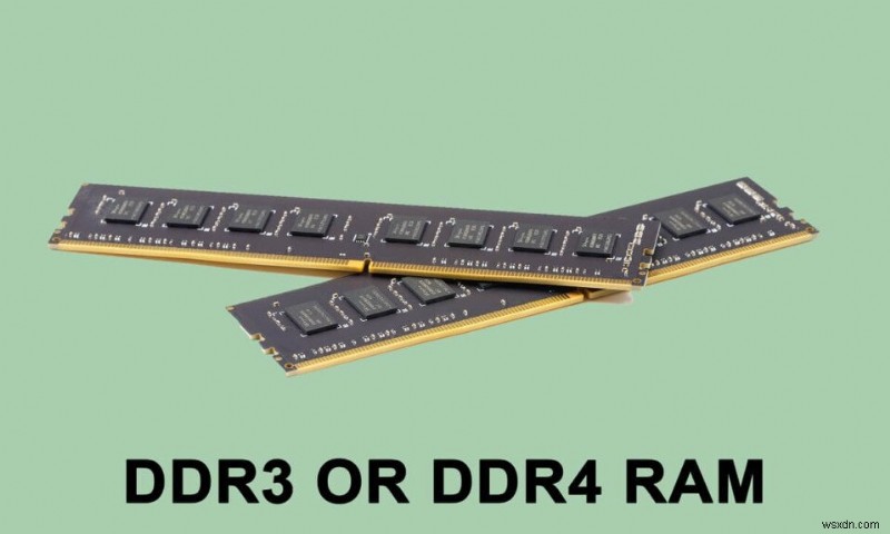 Windows 10에서 RAM 유형이 DDR3 또는 DDR4인지 확인 