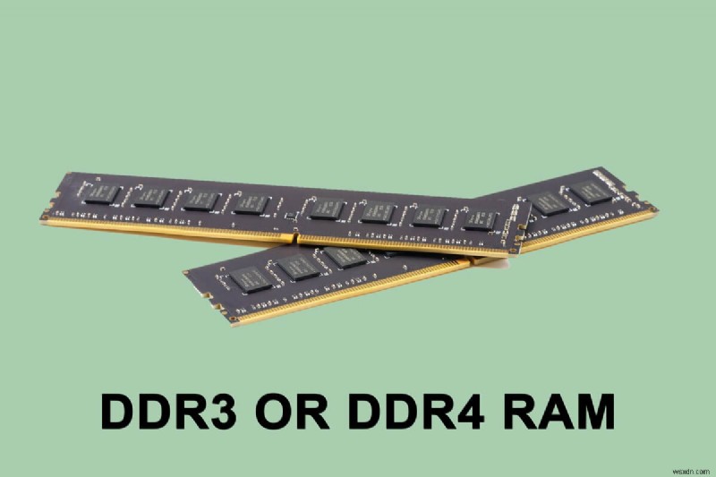 Windows 10에서 RAM 유형이 DDR3 또는 DDR4인지 확인 