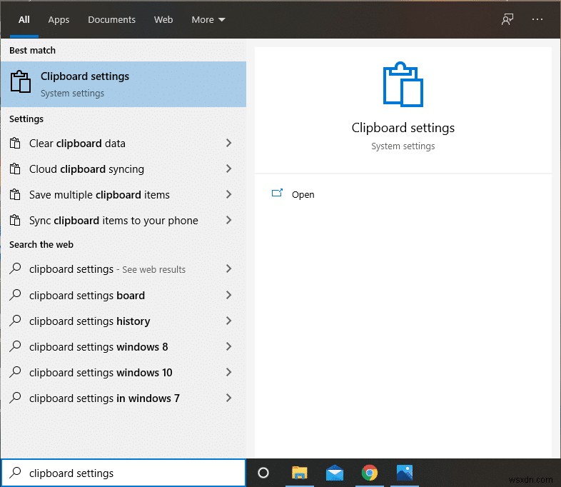 Windows 10에서 클립보드 기록을 보는 방법
