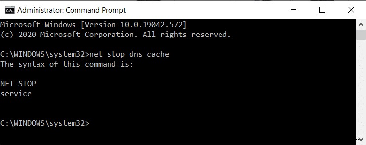 Windows 10에서 DNS 캐시 플러시 및 재설정 방법