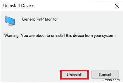 Windows 10에서 일반 PnP 모니터 문제 수정 