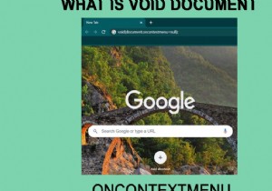 무효 문서 Oncontextmenu=null이란 무엇입니까? 오른쪽 클릭 사용