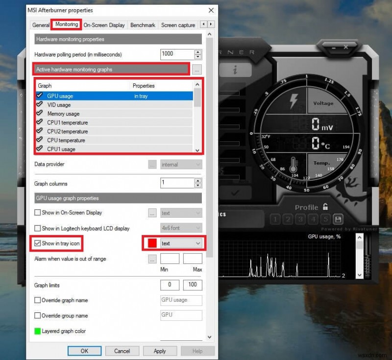 작업 표시줄에 CPU 및 GPU 온도를 표시하는 방법 