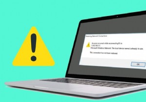 Windows에서 로컬 장치 이름이 이미 사용 중 오류 수정 