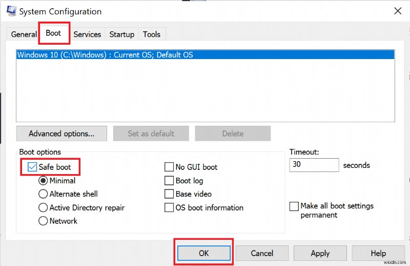 Windows 10에서 안전 모드로 부팅하는 방법 