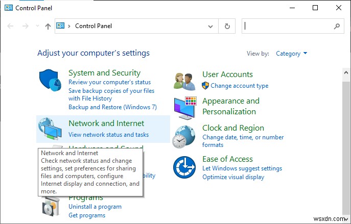 Windows 10 파일 공유가 작동하지 않는 문제 수정 