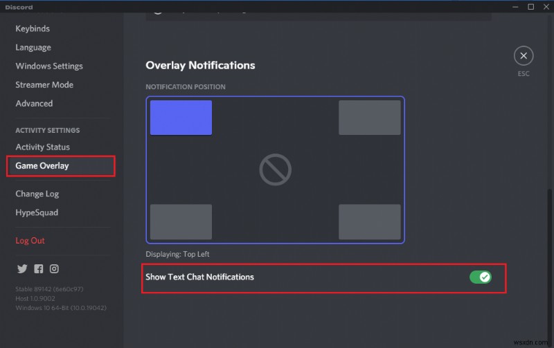 Discord 오버레이를 비활성화하는 방법 