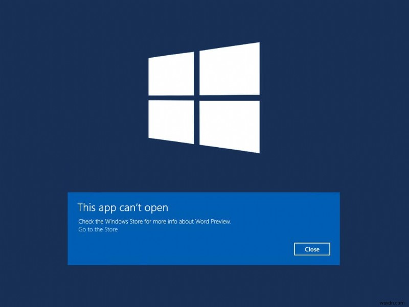 Windows 10 앱이 작동하지 않는 문제 수정 