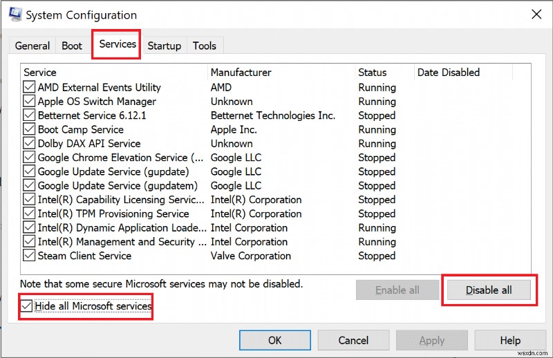 Windows 10 앱이 작동하지 않는 문제 수정 