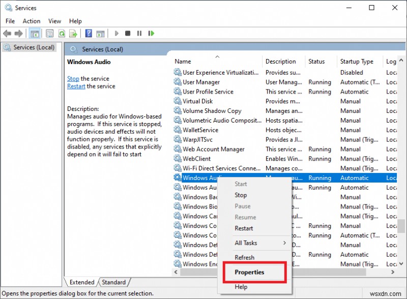 Windows 10에서 볼륨 믹서가 열리지 않는 문제 수정 