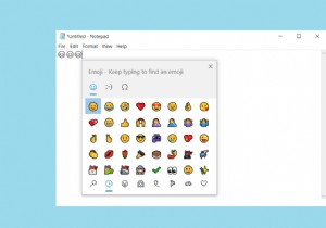 Windows 10에서 이모티콘을 사용하는 방법 