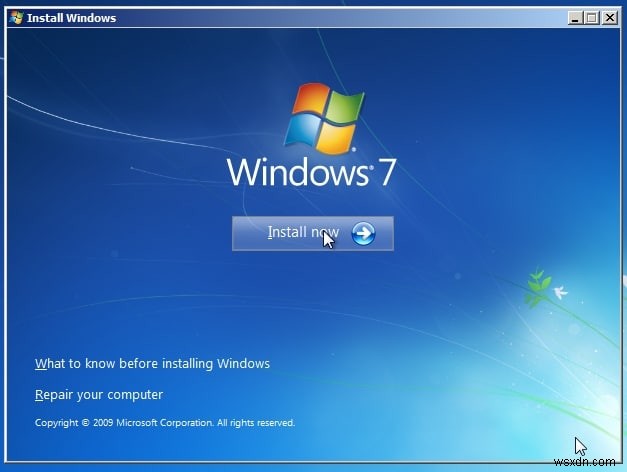 디스크 없이 Windows 7을 설치하는 방법 