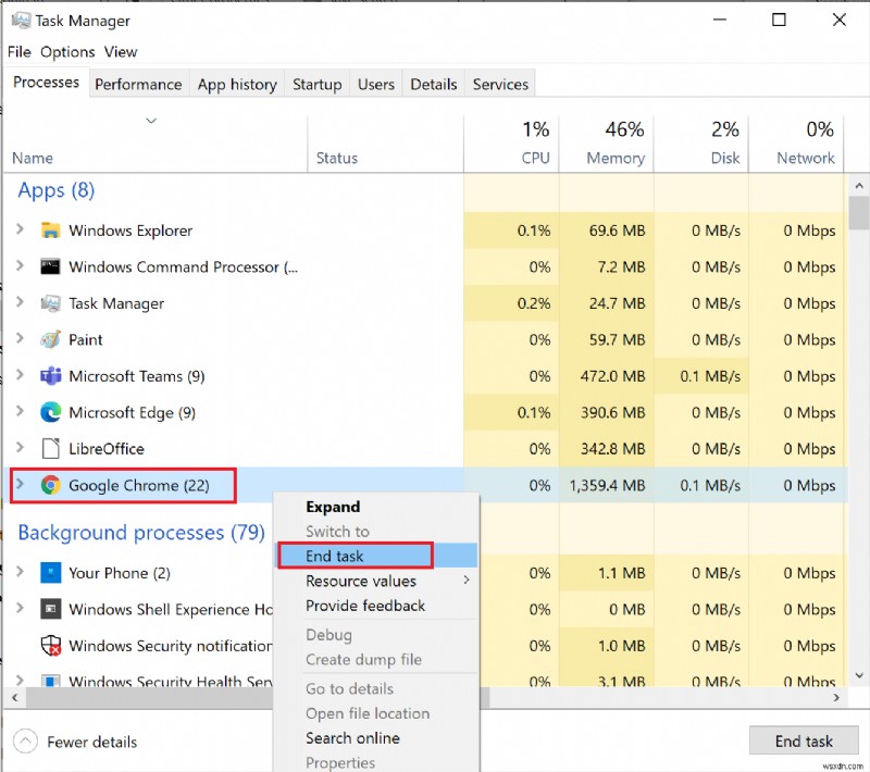 Windows 10에서 높은 CPU 사용량을 수정하는 방법 